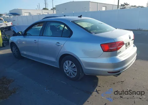 2015 Volkswagen Jetta 2.0L S из США, поврежденный, VIN 3VW2K7AJ6FM227716